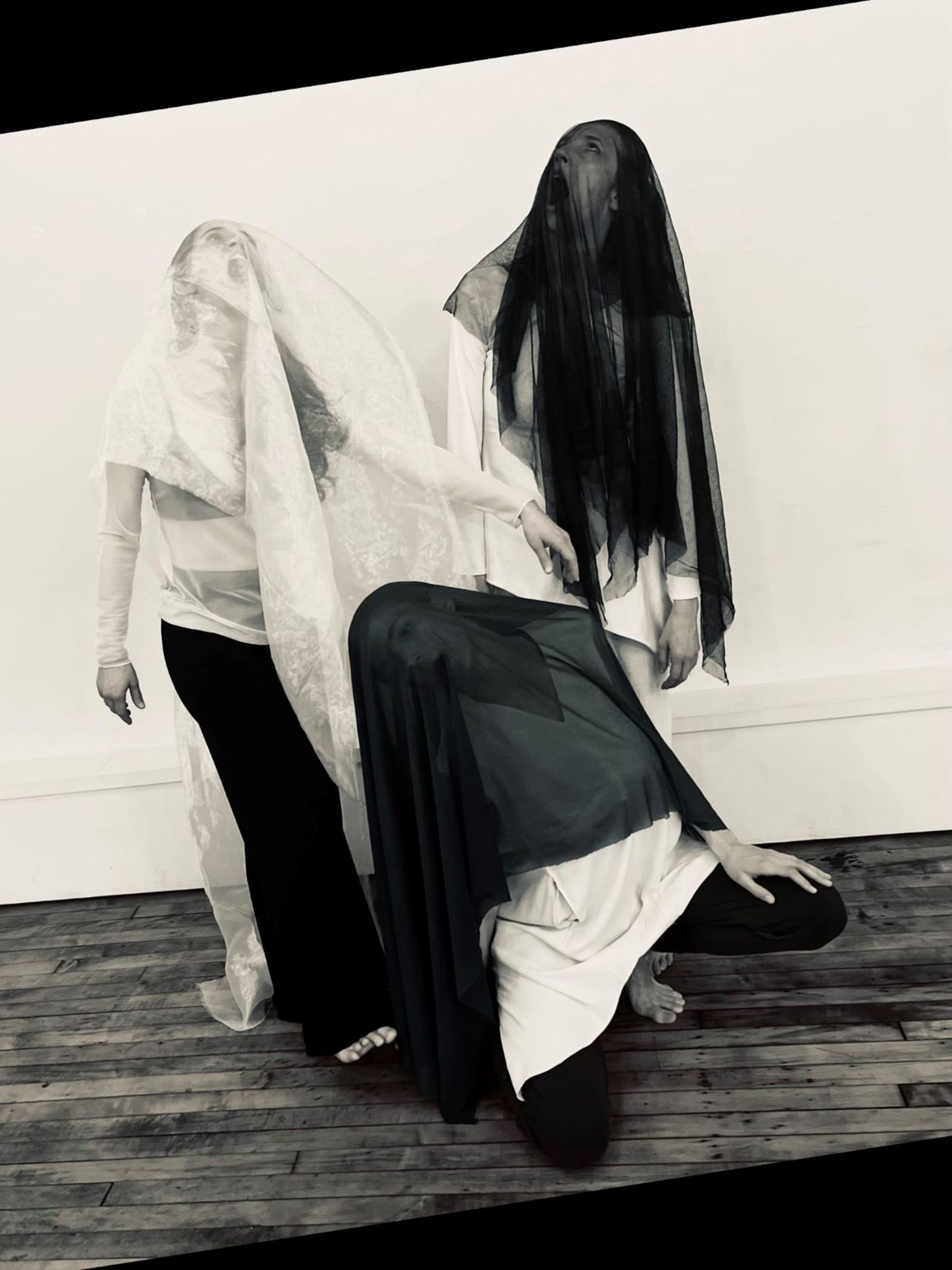 Dancers rehearse for their performance